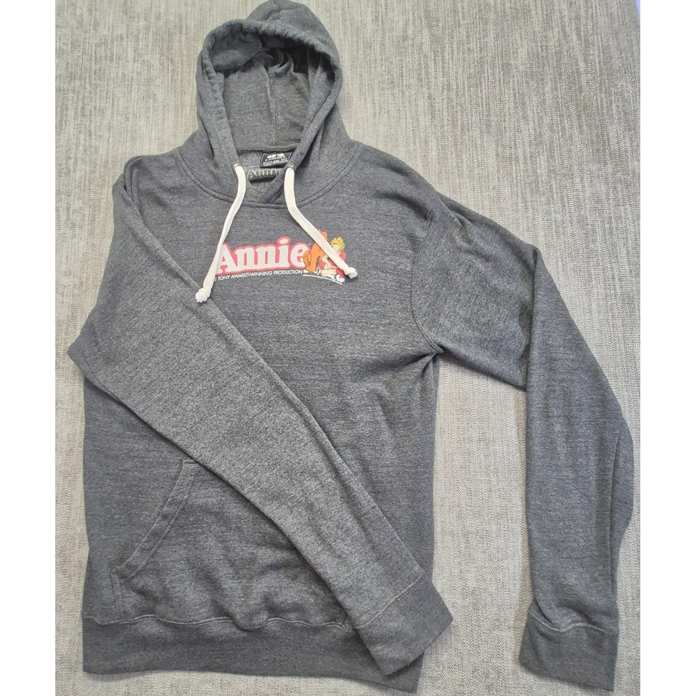 J America Hoodie Annie Musical Gray Hoodie 2XL Pullover Sweatshirt Tony Award